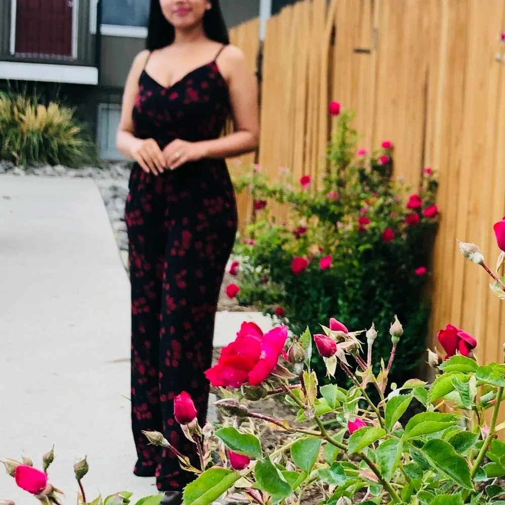 Rose Printed Michael Kors Jumpsuit